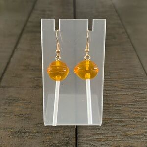 Yellow Suckers Earrings